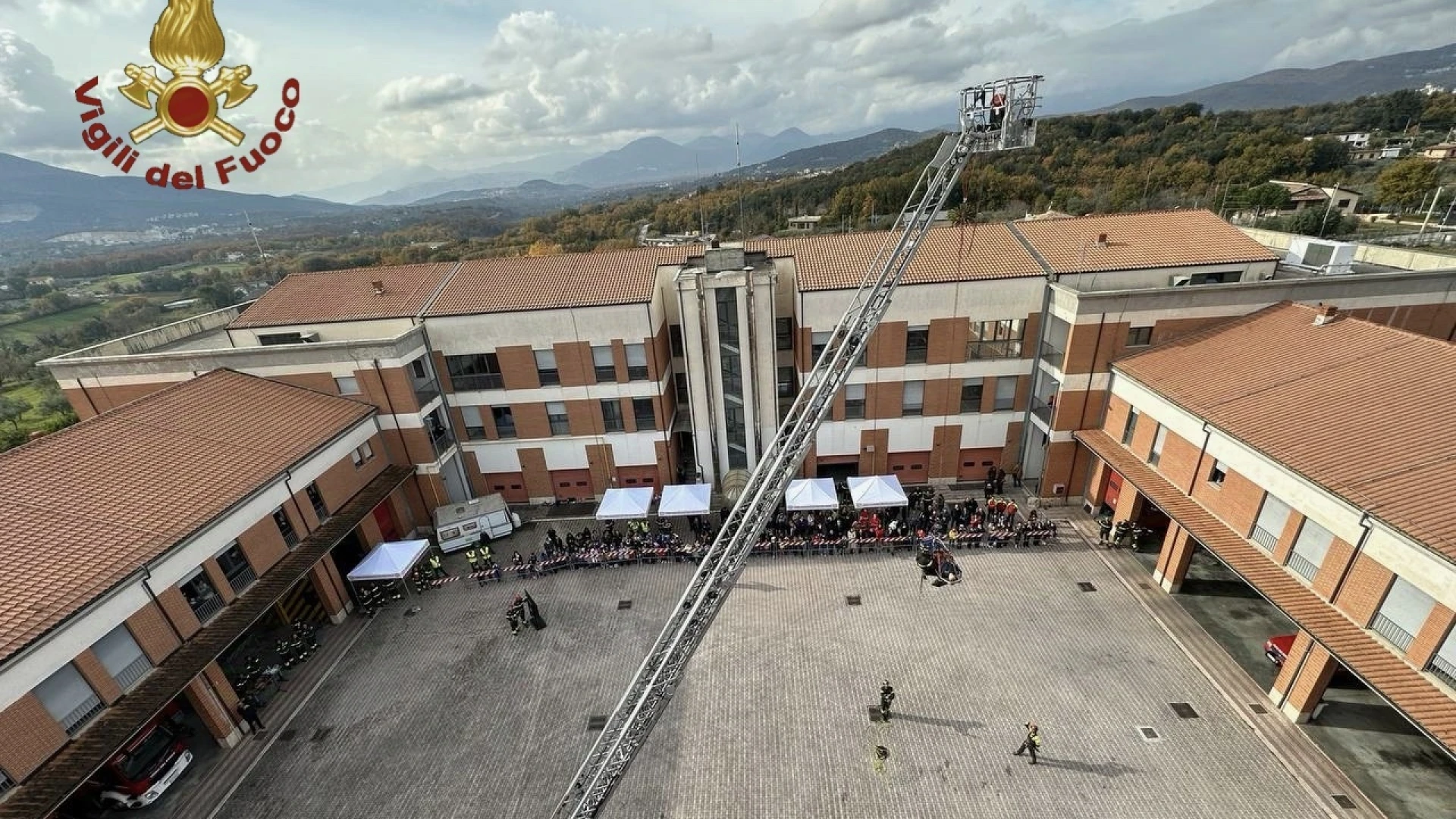 Isernia: i Vigili del Fuoco hanno festeggiato la patrona Santa Barbara.